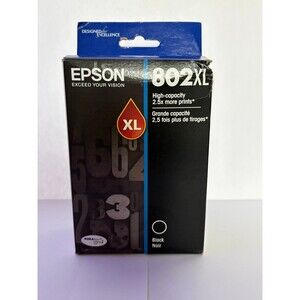 Epson DURABrite 802XL (T802XL120-S) Ultra Black Ink Catridge